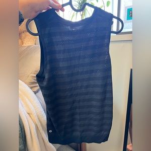 Lululemon Black Striped Tank